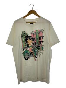 DIAMOND DUST /Tシャツ/XL/コットン/WHT/90s/BETTY