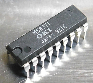 OKI MSM58371 (LEDドライバー IC)[2個組]【管理:KU40】