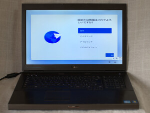 (画面巨大) 17.3インチ・フルHD液晶ノート Dell precision M6600 i7 8GB 80GB-SSD 500GB-HDD