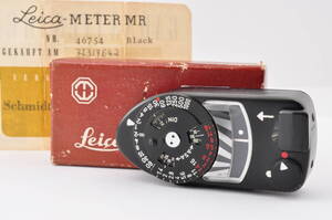 【激レア】LEICA METER MR 希少なブラック ドイツ製 ライカ メーター 元箱付　＃FK05 