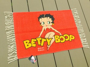 ◆送料無料◆【ベティちゃんコットンマット】※《Betty Boop・レッド》ベティ・ブープ