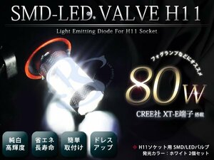 YC11S系 SX-4 セダン CREE製 XT-E搭載80w H11 LEDフォグランプ