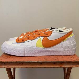 SACAI × NIKE BLAZER LOW マグマオレンジ 26.5 ㎝