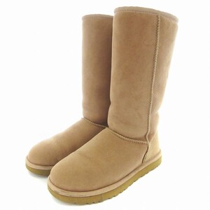 アグ オーストラリア UGG australia CLASSIC TALL ムートンブーツ ロングブーツ ボア スエード 靴 シューズ 24cm ■OF