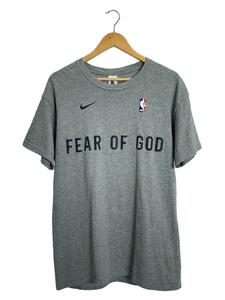 NIKE◆20AW/×FEAR OF GOD/M NRG W TOP/ウォームアップTシャツ/GRY/CU4699-063