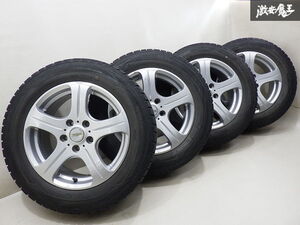 ●【歪み無し!!】 マナレイスポーツ EURO EDITION 16インチ 7J +53 PCD114.3 5H スタッドレス 215/60R16 ステップワゴン セレナ MPV 棚L-8