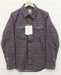 1T7095■visvim 16AW ICT SS BLACK ELK (SASHIKO) 刺し子 シャツ DSM限定