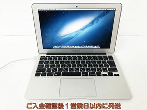 【1円】MacBook Air 11-inch, Mid 2012 ノートPC 本体のみ i5@1.7Ghz 4GB SSD128GB 初期化済 未検品ジャンク DC08-670jy/G4