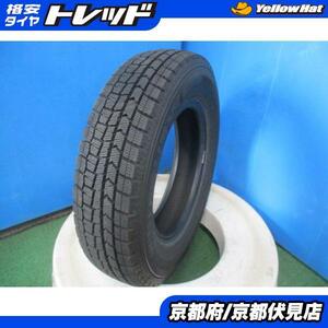 1本 バリ山!! 2021年製 中古 スタッドレス タイヤ ダンロップ WINTERMAXX WM02 155/80R13 79Q パッソ カローラ コルサ ヴィッツ ADバン