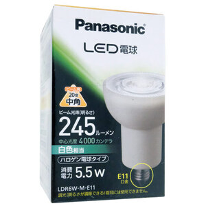 【新品訳あり(箱きず・やぶれ)】 Panasonic製 LED電球 5.5W E11口金 白色相当 LDR6WME11 [管理:1100058332]