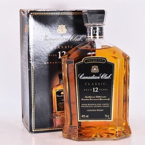 ★カナディアン クラブ 12年 クラシック ＊箱付 ※ 750ml 40% カナディアンウイスキー Canadian Club L010023