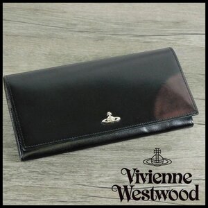 新品 箱付 即決 ヴィヴィアンウエストウッド 長財布 ADVAN(アドバン)加工 ボルドー 牛革 Vivienne Westwood メンズ 【3794】