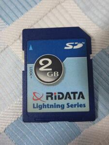 RiDATA SDメモリカード 2GB