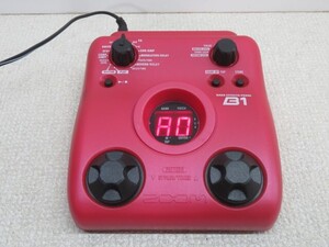 ☆ZOOM B1 音楽機器 BASS EFECTS PEDL アダプター付き ベース用マルチエフェクター ズーム USED 12114☆！！