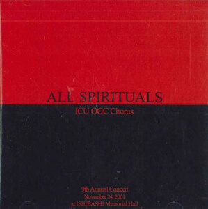 CD Icu Ogc Chorus All Spirituals NONE NOT ON LABEL /00110