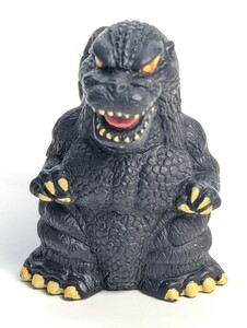 ゴジラ 黒　指人形 全高約4cm　ソフビ　フィギュア　中古品です　キズ、ヨゴレ等あります　　