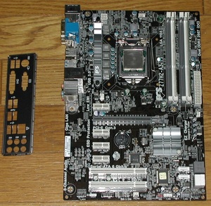 ジャンクマザボ　CPU メモリ付き　ECS　Z77H2-A3　LGA1155