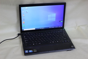 中古ノートパソコン SONY VAIO VPCZ14AGJ Windows10 COREi5 4GB 320GB 13.1inchワイド HD Bluetooth内蔵 OS有 代引き可