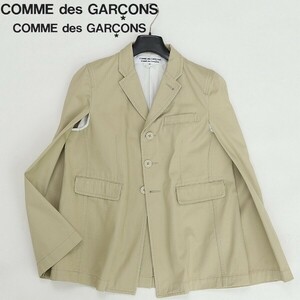 ◆COMME des GARCONS コムコム コムデギャルソン AD2011 コットン マント ジャケット ベージュ S