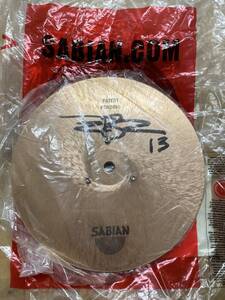 ★SABIAN Chopper 8&10&12インチ 3枚ともTerry Bozzio テリー・ボジオ氏直筆サイン入り チョッパー 新品未使用 定価131,450円