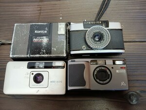 コンパクトフィルムカメラ　まとめ　 OLYMPUS　コニカ　RICOH　EE-3 BIG mini R1S ジャンク