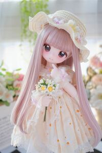 BJDドール用ウィッグ MDD/kumako/DDサイズ通用 全5色 8-9インチ 球体関節人形 doll