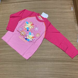 ⑩新品タグ付き★110★サンリオウサハナピンク★Tシャツ★長袖