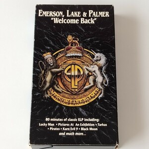 【輸入版VHS/ELP】EMERSON LAKE & PALMER WELCOME BACK/エマーソン・レイク・アンド・パーマー/ウェルカム・バック/ビデオ/プログレ