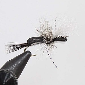 アンプカ ヒッピーストンパー シルバー 12本セット #10 UMPQUA FLY FISHING 針 釣 ドライ フライ テレストリアル アント ビートル 毛針