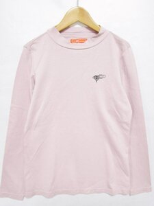 【送料込】 BEAMS GOLF ビームスゴルフ カットソー ピンク コットン マルチロゴ ポンチ モックネックシャツ 83-14-0001-444 sizeＭ/964826