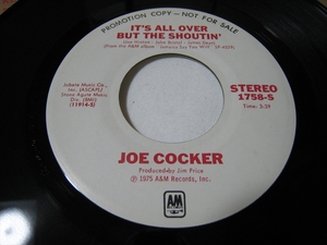 【7”】 JOE COCKER / ●白プロモ STEREO● IT