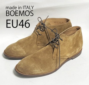 未使用／イタリア製／BOEMOS／28cm／EU46／レザーソール（y1104s9）