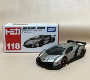 トミカ　ランボルギーニ　ヴェネーノ　No.118　2015　ミニカー　TOMICA　同梱可　LAMBORGHINI VENENO (Ekum_pc)