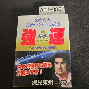 A11-086 あなたの運がドンドンよくなる 強運 ツキを呼び込む四原則LUCKYFORTUNE 深見東州 CD 未開封