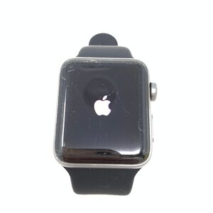 ◆ジャンク/部品取り◆Apple Watch Serise2 42mm GPS スペースグレイアルミニウムケース　ブラックスポーツバンド/8GB/FH7SDLTCHJLJ