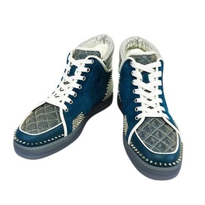 Christian Louboutin クリスチャンルブタン SPORTY DUDE LOW FLAT CALF ハイカットスニーカー サイズ43 メンズ 【未使用品】