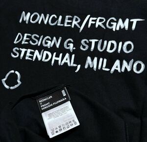 国内正規 新品 未着用 MONCLER GENIUS FRAGMENT モンクレール ジーニアス フラグメント Tシャツ 藤原ヒロシ モンクレールジャパンタグ