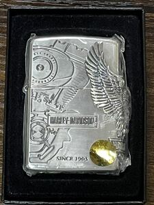 zippo HARLEY-DAVIDSON ハーレーダビッドソン 2012年製 SINCE 1903 立体メタル エンジン ケース 保証書