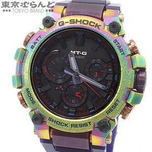 101719020 カシオ CASIO G-SHOCK MTG オーロラオーバル MTG-B3000PRB-1AJR 黒 SS ラバー 腕時計 メンズ ソーラー電波+Bluetooth 展示未使用