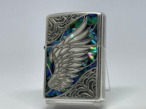 送料無料 ZIPPO[ジッポー]ZIPPO メタルシェルウイング SV（銀めっきモデル）80086