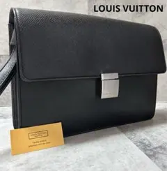 美品꧁LOUIS VUITTON ルイヴィトン꧂クラッチバッグ タイガ　黒