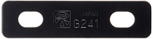 エーモン 取付金具 黒 穴径10mm 25×98mm G241