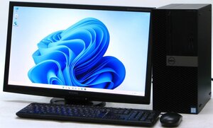 DELL Optiplex 7070-9700MT■ 23インチ 液晶セット■ i7-9700/GeForce GTX 745/デュアル/第9世代/最新OS搭載/Windows11 デスクトップ