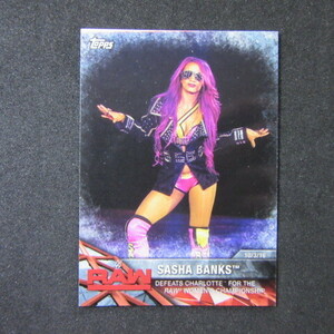 2017 Topps WWE Women’s Division #WWE-10 Sasha Banks