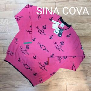 【新品】シナコバ(SINA COVA)、クルーネックセーター、LL、ピンク CH