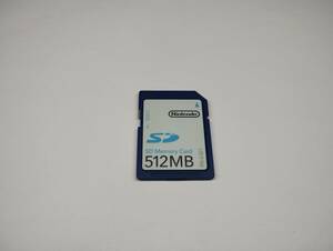 512MB　メガバイト　Nintendo SDカード　メモリーカード