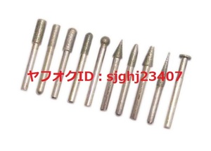 ★ダイヤモンドリュータービット （砥石） １０本セット！ ６ｍｍ　細