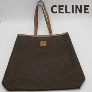 【希少】Celine マカダム トリンオフ トート バッグ オールドセリーヌ