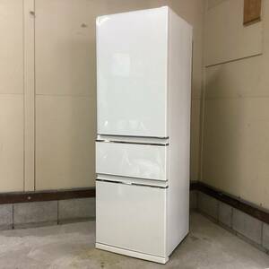 三菱 MITSUBISHI 冷蔵庫 MR-CX37AL-W1 365L 3ドア 2017年製　家財宅急便　/ 引取OK