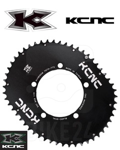 ◆ KCNC ◆ K5-BLADEⅡ-RECTANGULER-CHAINRING / BLK / 53T-BCD110-5BOLT / チェーンリング / 長方形(楕円形)黒⑪